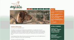 Desktop Screenshot of dogable.de