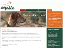 Tablet Screenshot of dogable.de